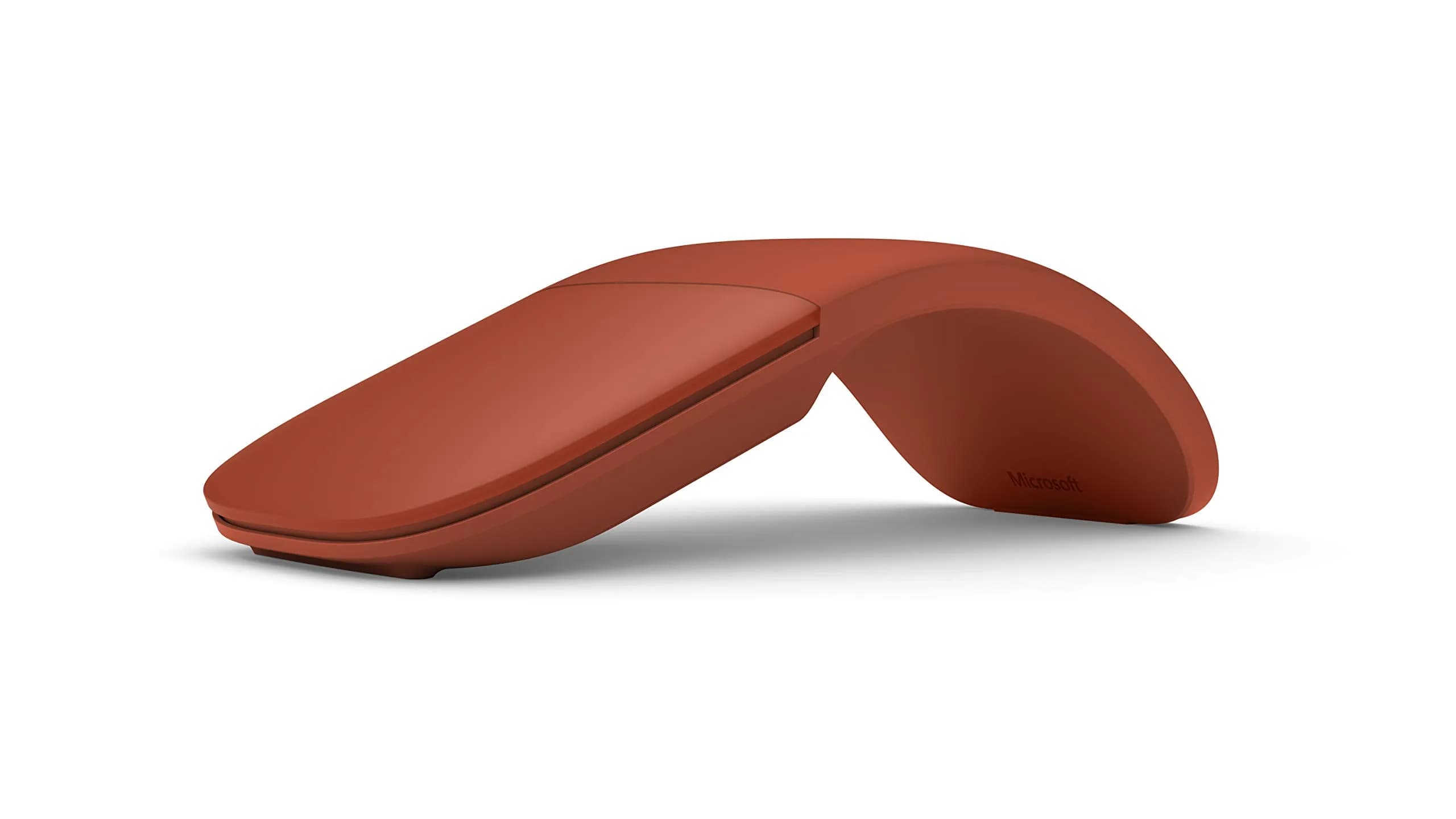 Microsoft Surface Arc Mouse - Poppy Red | Ergonomic, Ultra-Slim Bluetooth Mouse for PC/Laptop/Desktop - main product image
