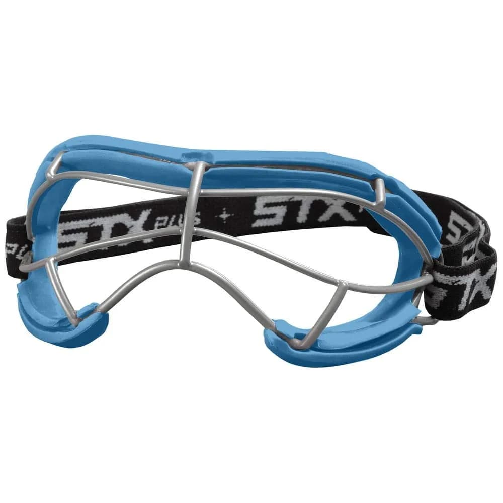 STX 4Sight+ S Adult Lacrosse Goggles - Carolina Blue | SEI Certified ASTM F3077-177 - main product image