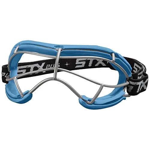STX 4Sight+ S Adult Lacrosse Goggles - Carolina Blue | SEI Certified ASTM F3077-177 thumbnail 1