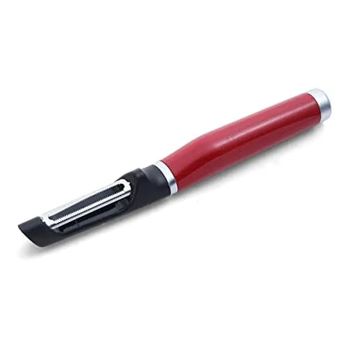 KitchenAid Gourmet Euro Peeler, 8.7-Inch, Red | Double-Edged Serrated Blade for Fruits & Vegetables thumbnail 1