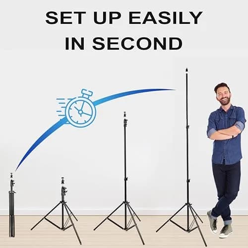 Skywin VR Tripod Stand for HTC Vive Base Station - 2 Adjustable Stands | Adjustable Height from 2'4" to 7'5" thumbnail 4