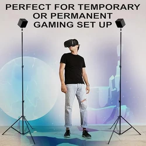Skywin VR Tripod Stand for HTC Vive Base Station - 2 Adjustable Stands | Adjustable Height from 2'4" to 7'5" thumbnail 6