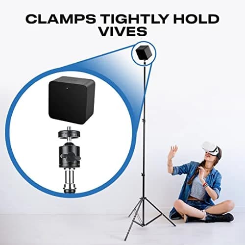 Skywin VR Tripod Stand for HTC Vive Base Station - 2 Adjustable Stands | Adjustable Height from 2'4" to 7'5" thumbnail 7