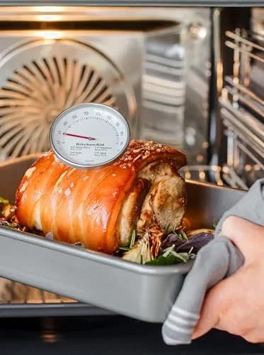 KitchenAid Leave-in Meat Thermometer | Stainless Steel, 120°F-200°F Range, Accurate & Durable thumbnail 2