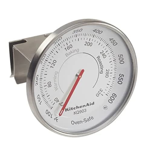 KitchenAid 3-inch Dial Oven Thermometer | 40°C to 320°C (100°F to 600°F) | Stainless Steel thumbnail 8