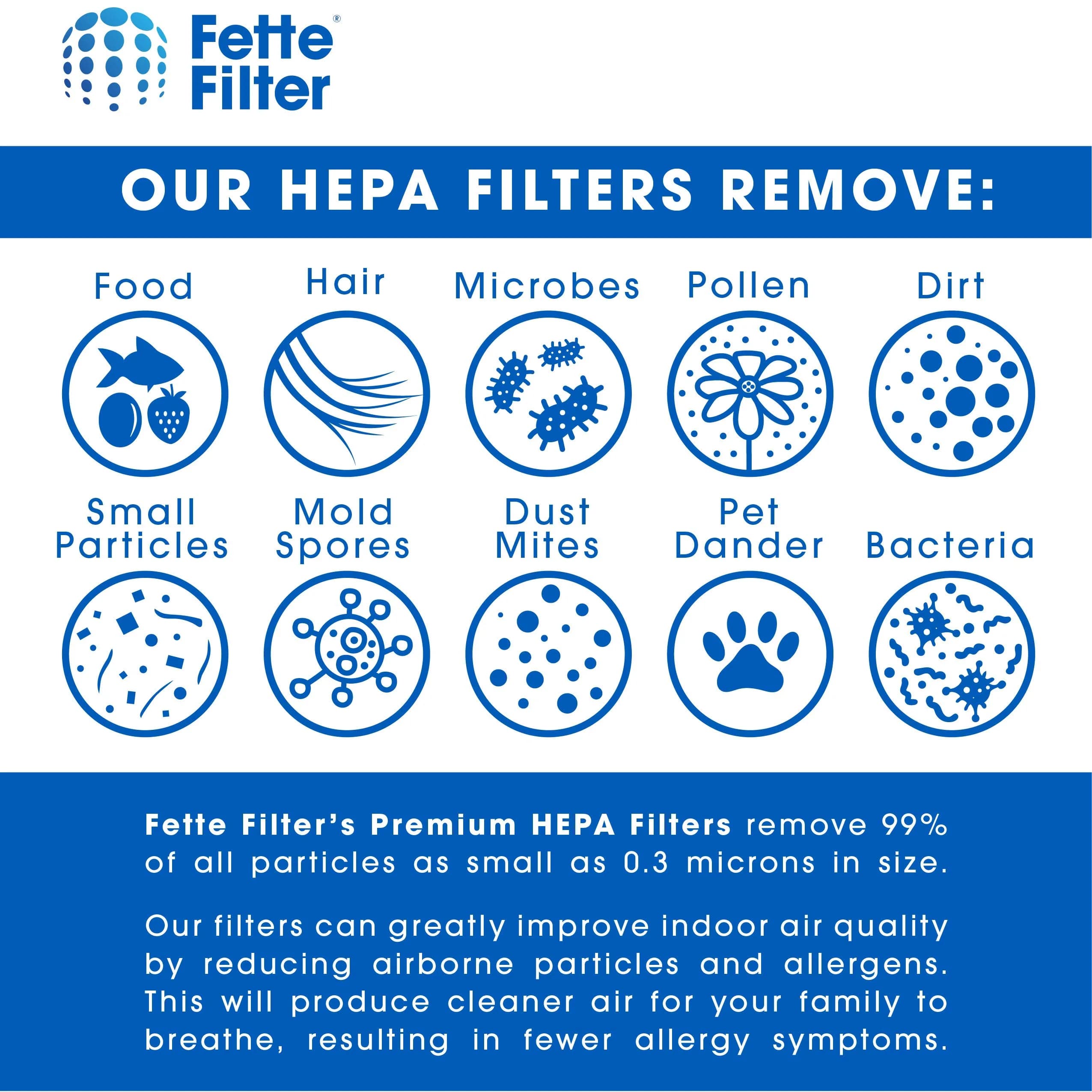 Fette Filter HEPA Vacuum Filter 4-Pack | Compatible with Dyson V11, V15 Models (0.55 kg) - view 6