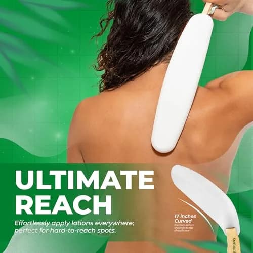 GranNaturals Lotion Applicator for Back, Feet & Legs | Easy Reach Body Brush for Suntan & Skin Care thumbnail 5