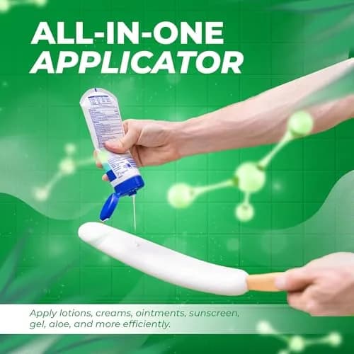 GranNaturals Lotion Applicator for Back, Feet & Legs | Easy Reach Body Brush for Suntan & Skin Care thumbnail 3