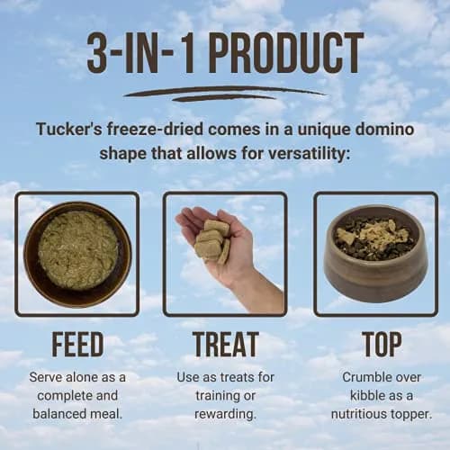 Tucker's Raw Frozen Freeze Dried Dog Food Chicken & Pumpkin 14oz | Complete & Balanced for All Life Stages thumbnail 4