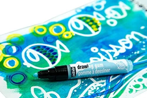 PEBEO Drawing Gum Marker 4mm (0.16 inch) Tip, Latex-Free, Black Ink | Waterproof Masking Fluid for Art & Crafts thumbnail 4