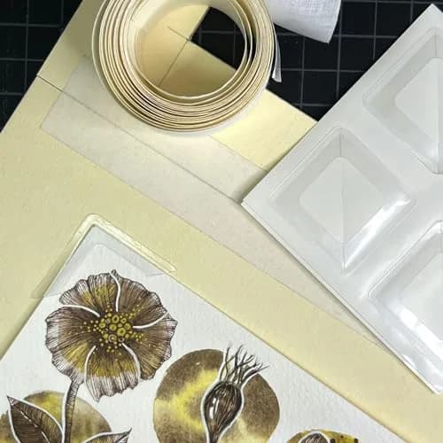 Lineco Slimline Polypropylene Mounting Corners 72 PCS | Acid-Free Archival Quality for Photos & Art thumbnail 4