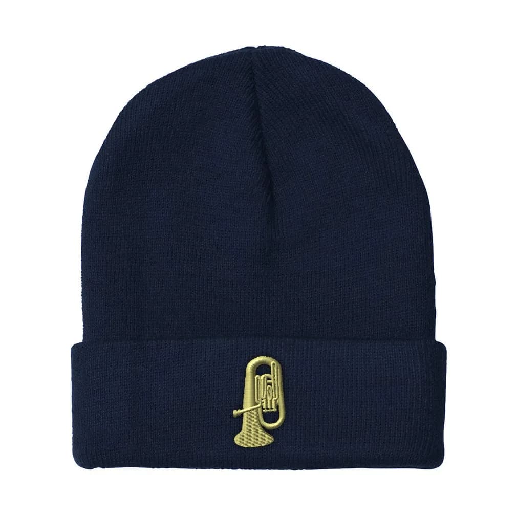 Speedy Pros Beanies for Men & Women | Acrylic Skull Cap Winter Hat Navy Design One Size