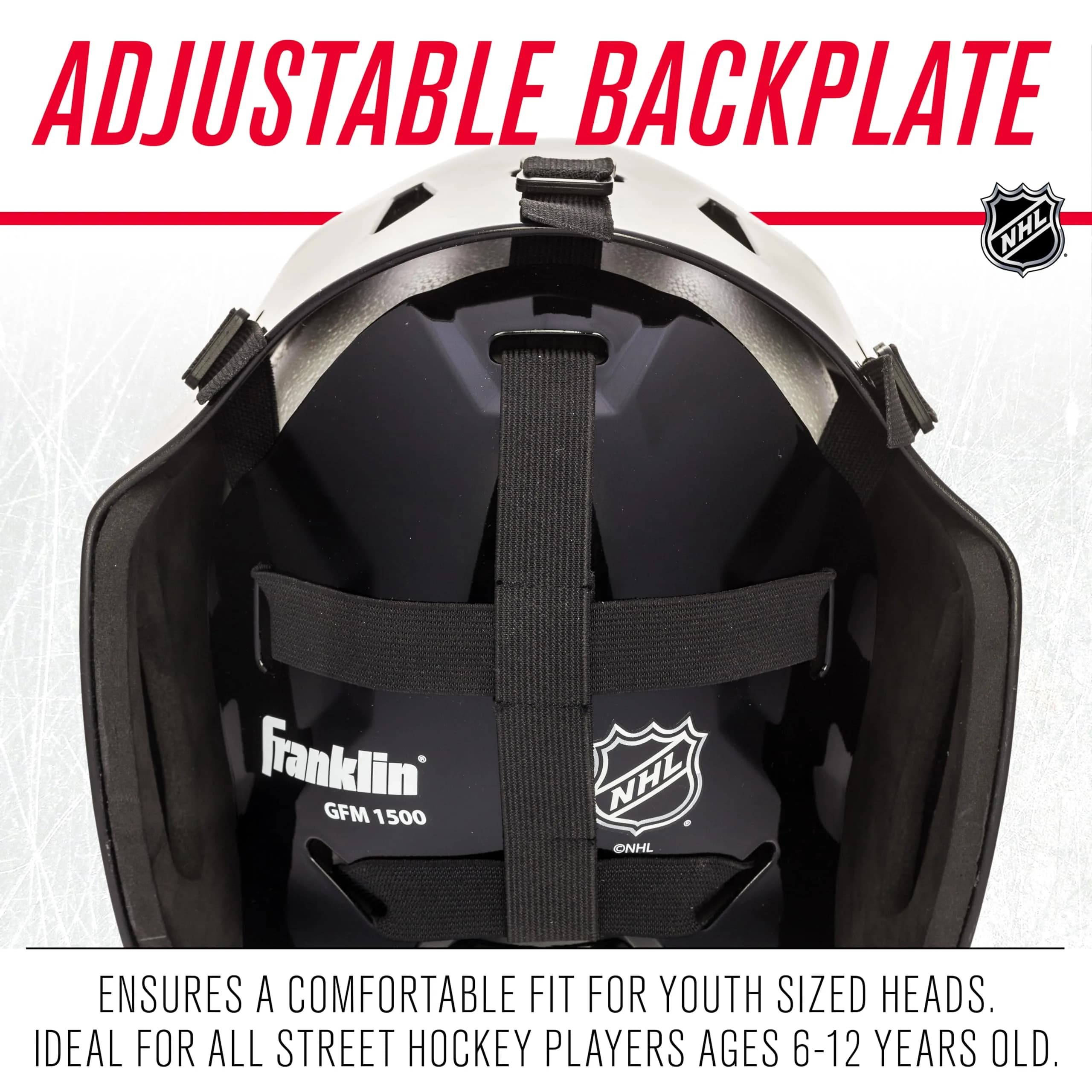 Franklin Sports NHL Street Hockey Goalie Face Mask - Anaheim Ducks Youth Size | Authentic USA Import - view 2