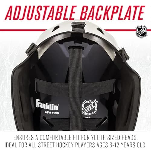 Franklin Sports NHL Street Hockey Goalie Face Mask - Anaheim Ducks Youth Size | Authentic USA Import thumbnail 2