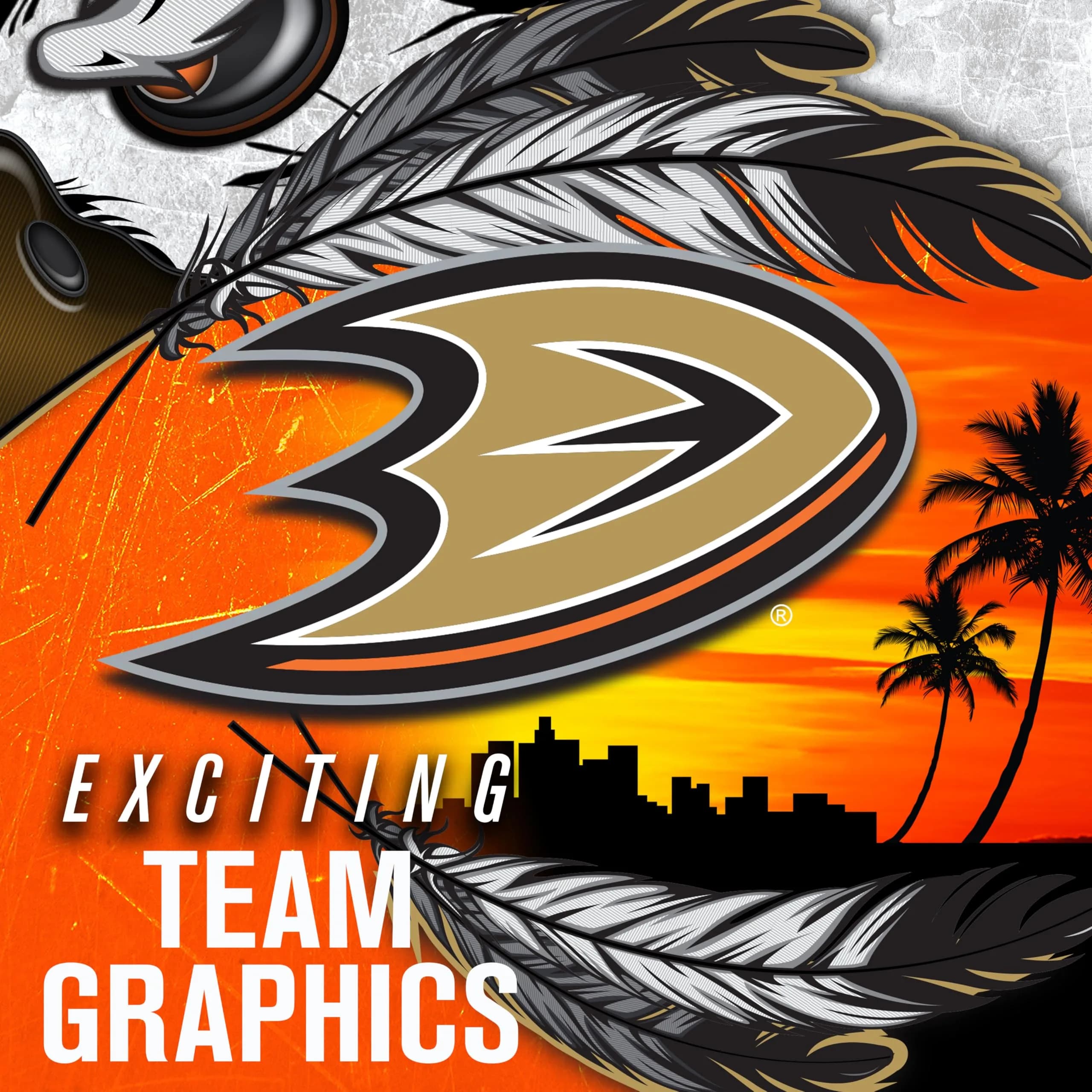 Franklin Sports NHL Street Hockey Goalie Face Mask - Anaheim Ducks Youth Size | Authentic USA Import - view 3