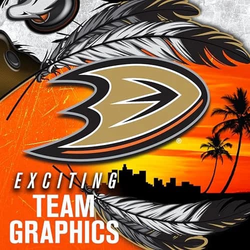 Franklin Sports NHL Street Hockey Goalie Face Mask - Anaheim Ducks Youth Size | Authentic USA Import thumbnail 3
