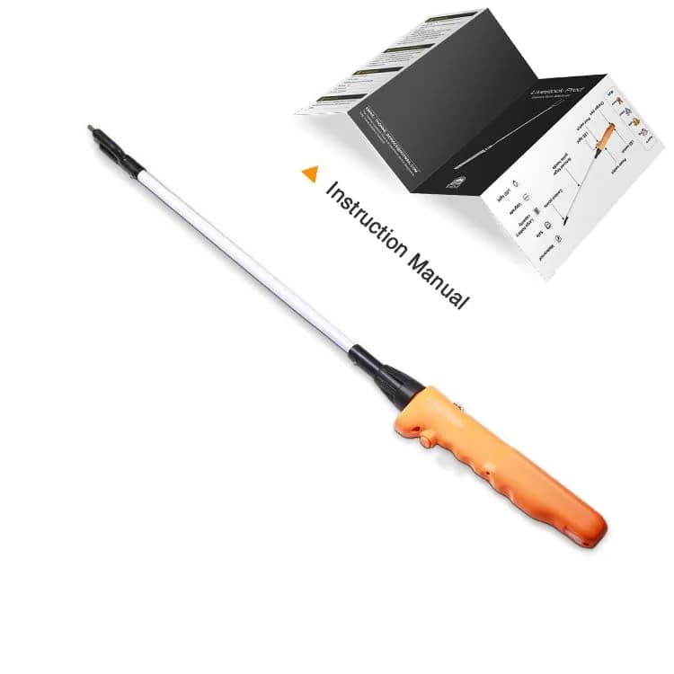 West Thorne Pro Rechargeable Cattle Prod 62cm (25.9in) with LED Light | Essential Livestock Management Tool - main product image