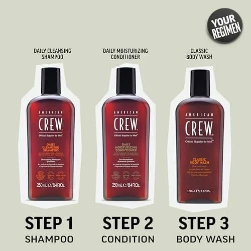 American Crew Daily Cleansing Shampoo Citrus Mint 250ml (8.45 fl oz) | Silicone-Free for Normal to Oily Hair thumbnail 6