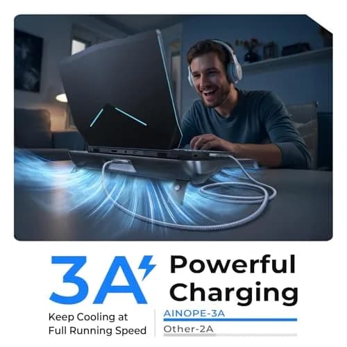 AINOPE USB to USB Cable 6.6FT | Data Transfer & Power for Hard Drives & Laptops thumbnail 6