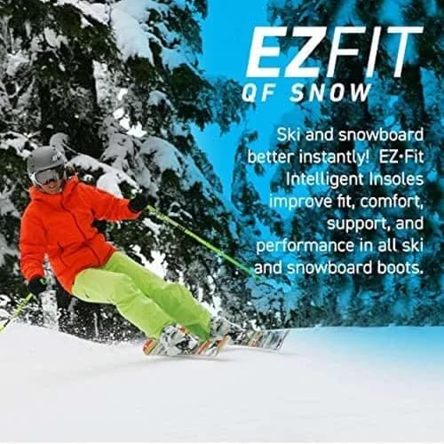MASTERFIT EZFit QF Ski/Snowboard Boot Insoles Low Vol/XXL | Personalized Support & Comfort for Winter Sports thumbnail 4