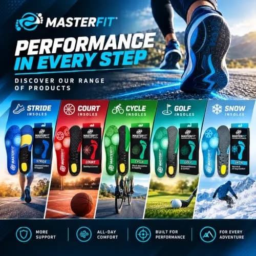 MASTERFIT EZFit QF Ski/Snowboard Boot Insoles Low Vol/XXL | Personalized Support & Comfort for Winter Sports thumbnail 8