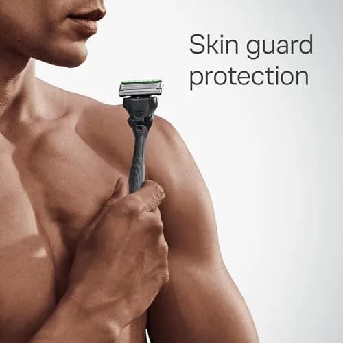 Schick Hydro Sensitive 5-Blade Razor for Men, 1 Handle & 17 Refills | Sensitive Skin Comfort & Long-Lasting Blades thumbnail 7