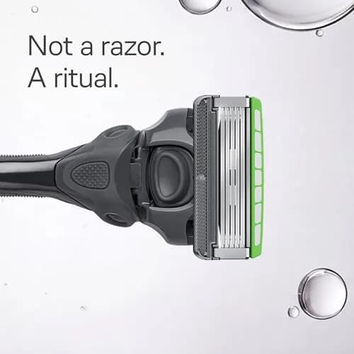 Schick Hydro Sensitive 5-Blade Razor for Men, 1 Handle & 17 Refills | Sensitive Skin Comfort & Long-Lasting Blades thumbnail 3