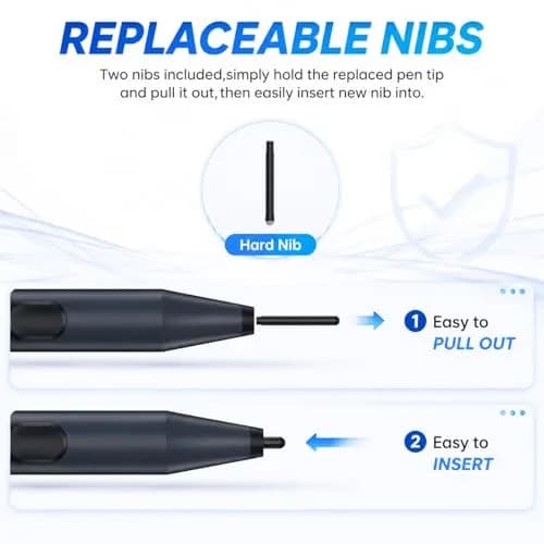 Hacey Active Stylus Pen for HP Laptops | 1024 Pressure Sensitivity + Palm Rejection thumbnail 8