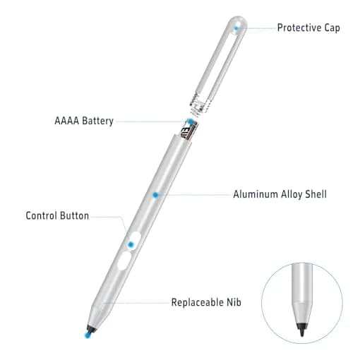 hacey Active Stylus Pen for HP Laptops | 1024 Pressure Sensitivity, 300-Day Battery thumbnail 5