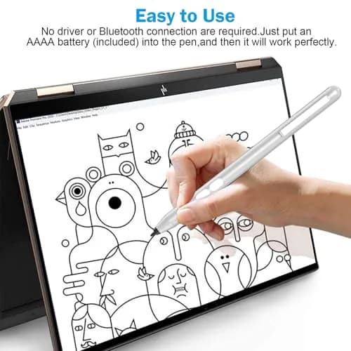 hacey Active Stylus Pen for HP Laptops | 1024 Pressure Sensitivity, 300-Day Battery thumbnail 9
