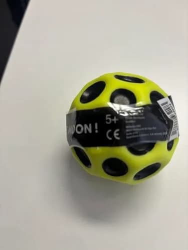 Waboba Original Moon Ball Yellow Hyper Bouncy 65mm (2.56in) | Bounces Out Of This World thumbnail 5