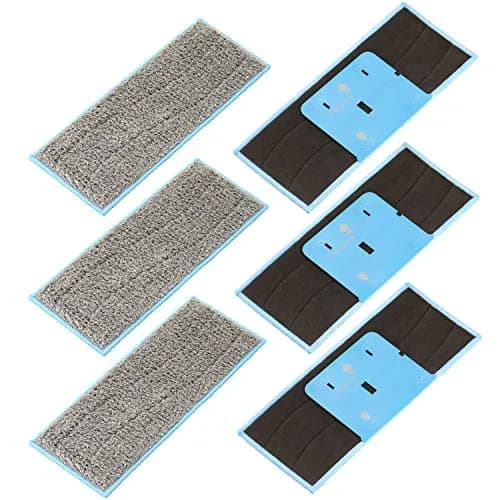 LINNIW M6 Wet Mopping Pads for iRobot Braava Jet M6 (6-Pack, Grey) | Washable & Reusable Microfiber Pads for Sealed Floors thumbnail 6
