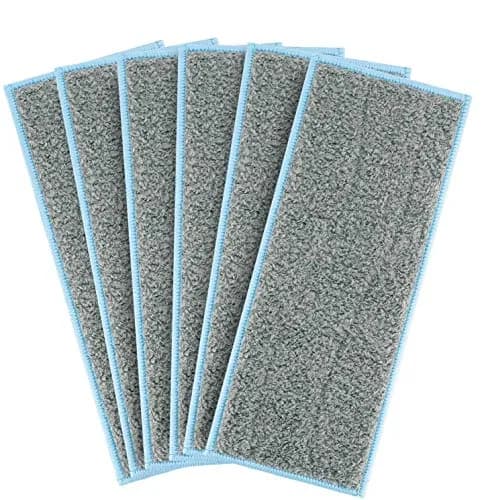 LINNIW M6 Wet Mopping Pads for iRobot Braava Jet M6 (6-Pack, Grey) | Washable & Reusable Microfiber Pads for Sealed Floors thumbnail 1