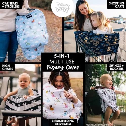 Milk Snob Original Disney Pixar Toy Story 5-in-1 Cover | Breathable Rayon-Blend for Car Seats, Nursing, Shopping Carts, High Chairs, Strollers thumbnail 2