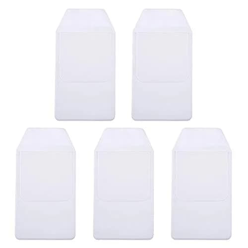 AKIRO White Pocket Protector 5pcs | PVC Garment Cover for Office & Hospital (15.6x8.5cm) thumbnail 1