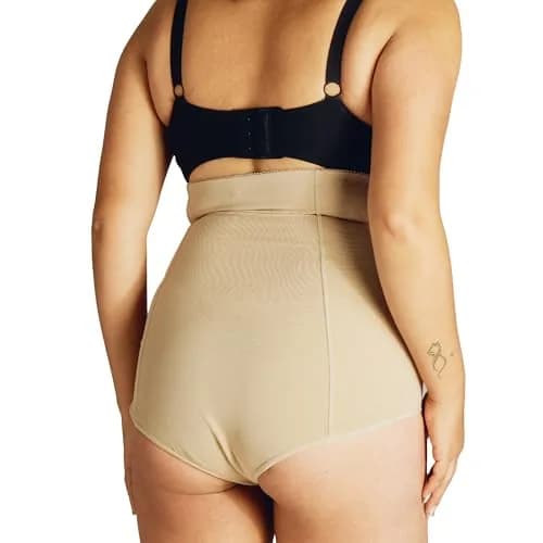 Belly Bandit Postpartum Sculpting Girdle | Support & Compress Belly, Waist & Hips, Pull-On Design, Small, Nude thumbnail 3