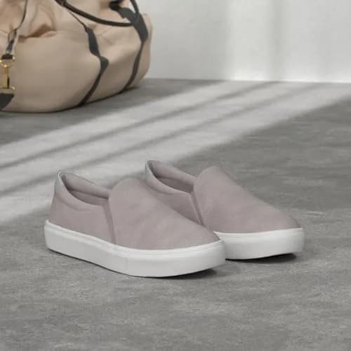 Dr. Scholl's SHOES Nova Slip On Fashion Sneakers Grey 8.5 Wide | Sustainable Comfort & Versatile Style thumbnail 2
