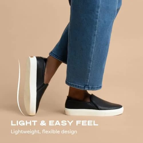 Dr. Scholl's SHOES Nova Slip On Sneakers Black 9 | Sustainable Comfort & Versatile Style thumbnail 5