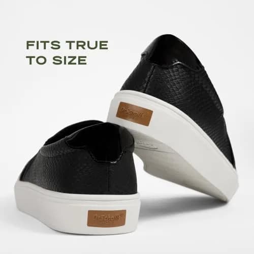 Dr. Scholl's SHOES Nova Slip On Sneakers Black 9 | Sustainable Comfort & Versatile Style thumbnail 6