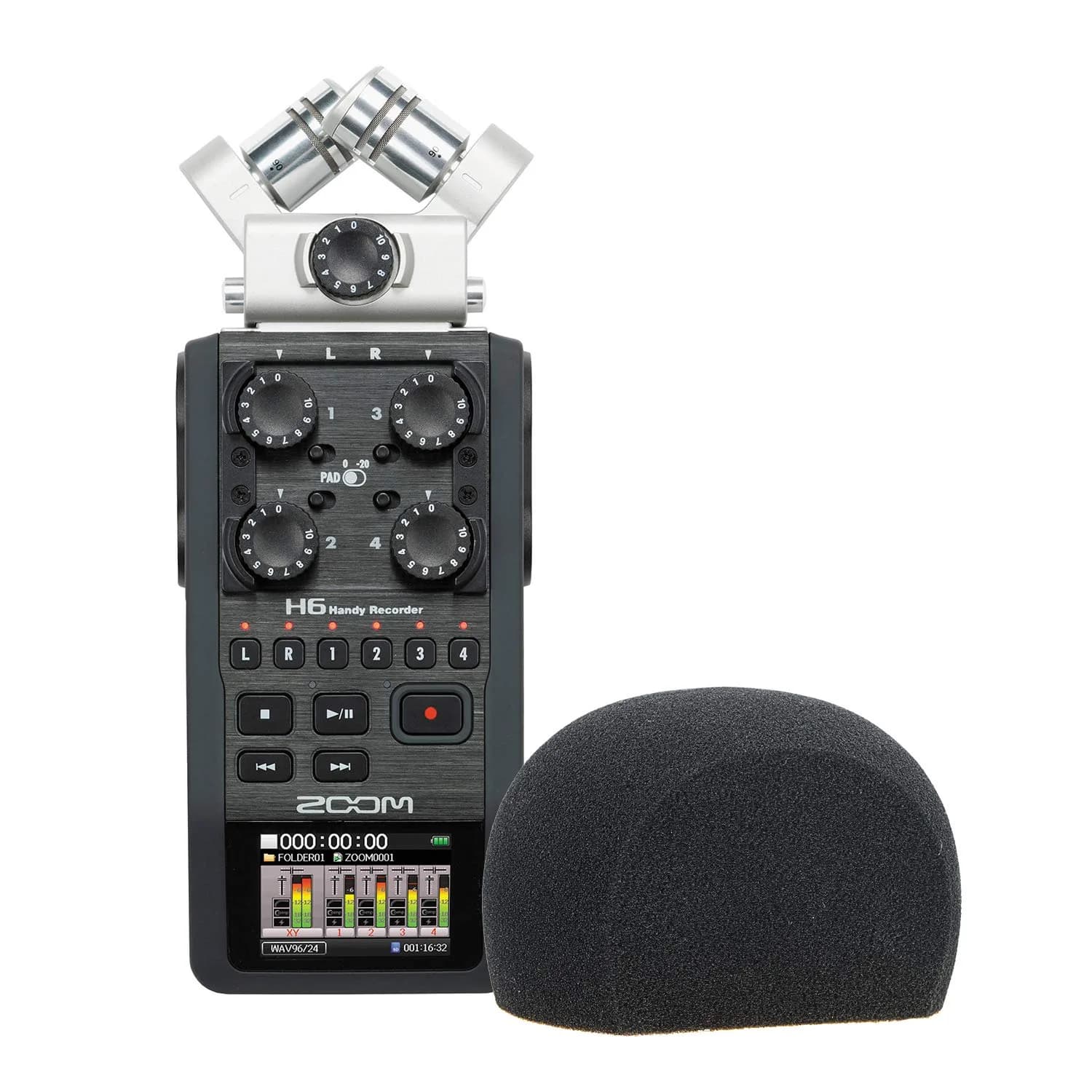 YOUSHARES H6 Microphone Wind Foam Cover for Zoom H6 Recorder | Furry Windscreen for Clear Audio - view 3