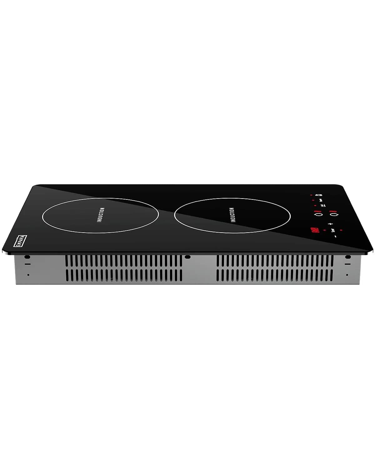 Empava 30.5cm (12 Inch) 2 Zone Induction Cooktop with Dual Bridge-SYNC, Black | 220V Compatible Stainless Steel Cooktop - view 4