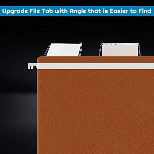 Selizo Hanging File Folder Tabs & Inserts 2" Wide | 100 Sets Value Pack for Easy Organization thumbnail 5