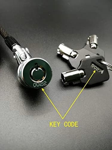 LORADAR Laptop Cable Lock - 6.7Ft Security Cable with Adhesive Anchors | Anti-Theft Device for Laptops, Tablets & Phones thumbnail 5