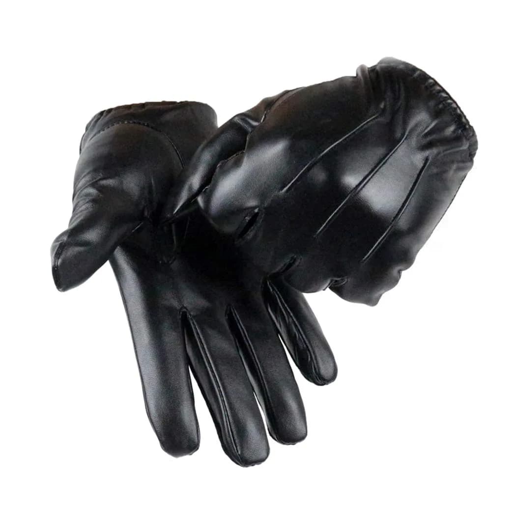 Long Keeper Leather Touchscreen Gloves Winter Driving Warm Wrist Gloves | Stylish & Durable - main product image