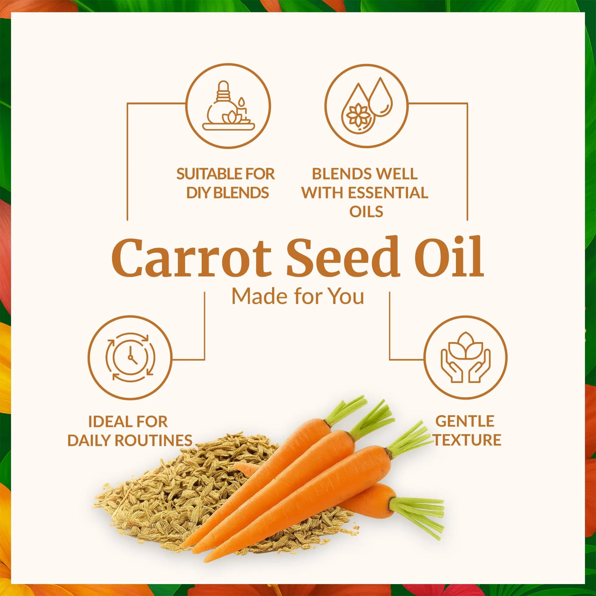 SVA ORGANICS Carrot Seed Essential Oil - 4 Fl Oz (118 ml) - Pure & Natural - view 3