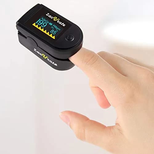 Zacurate 500C Fingertip Pulse Oximeter Blood Oxygen Monitor 1 Count | FDA Approved for Sports & Aviation thumbnail 3
