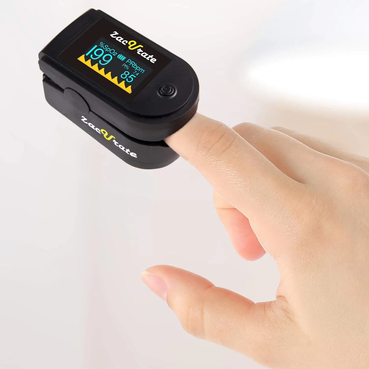 Zacurate 500C Fingertip Pulse Oximeter Blood Oxygen Monitor 1 Count | FDA Approved for Sports & Aviation - view 3