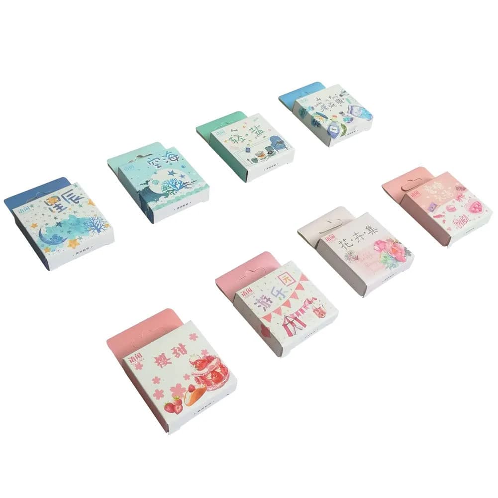 ZDOLAKIDS Sticker Decal Set 400pcs | Colorful Marine & Food Theme for Scrapbooking & Journaling — Colorful