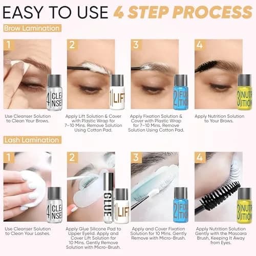 Elevate the Beauty Lash Lift & Eyebrow Lamination Kit with Tools and Guide | 1 Ounce | Long-Lasting, Vegan & Cruelty-Free thumbnail 9