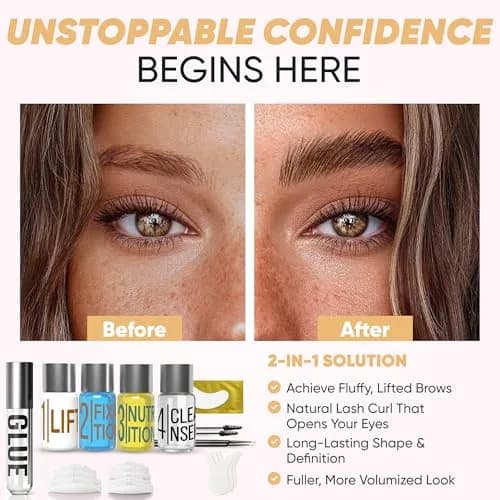 Elevate the Beauty Lash Lift & Eyebrow Lamination Kit with Tools and Guide | 1 Ounce | Long-Lasting, Vegan & Cruelty-Free thumbnail 2